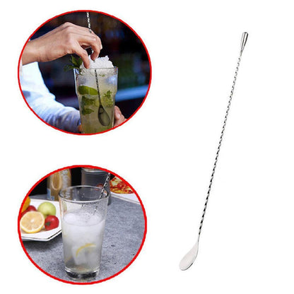 Long Stainless Steel Cocktail Stirring Spoon 30cm by HitMyNeed