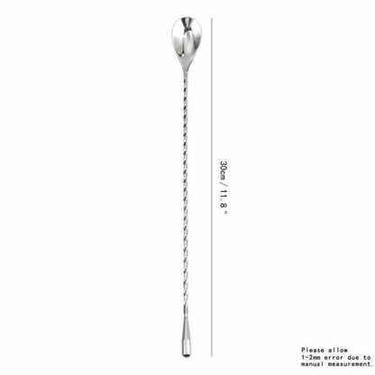 Long Stainless Steel Cocktail Stirring Spoon 30cm by HitMyNeed