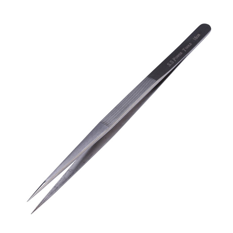 Long Stainless Steel Precision Tweezers 18cm by HitMyNeed