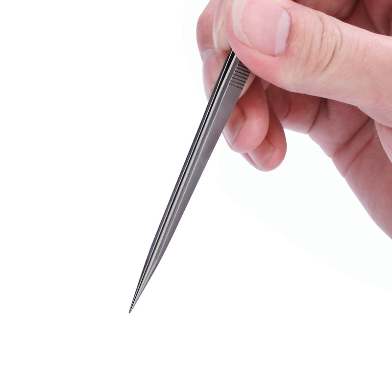 Long Stainless Steel Precision Tweezers 18cm by HitMyNeed