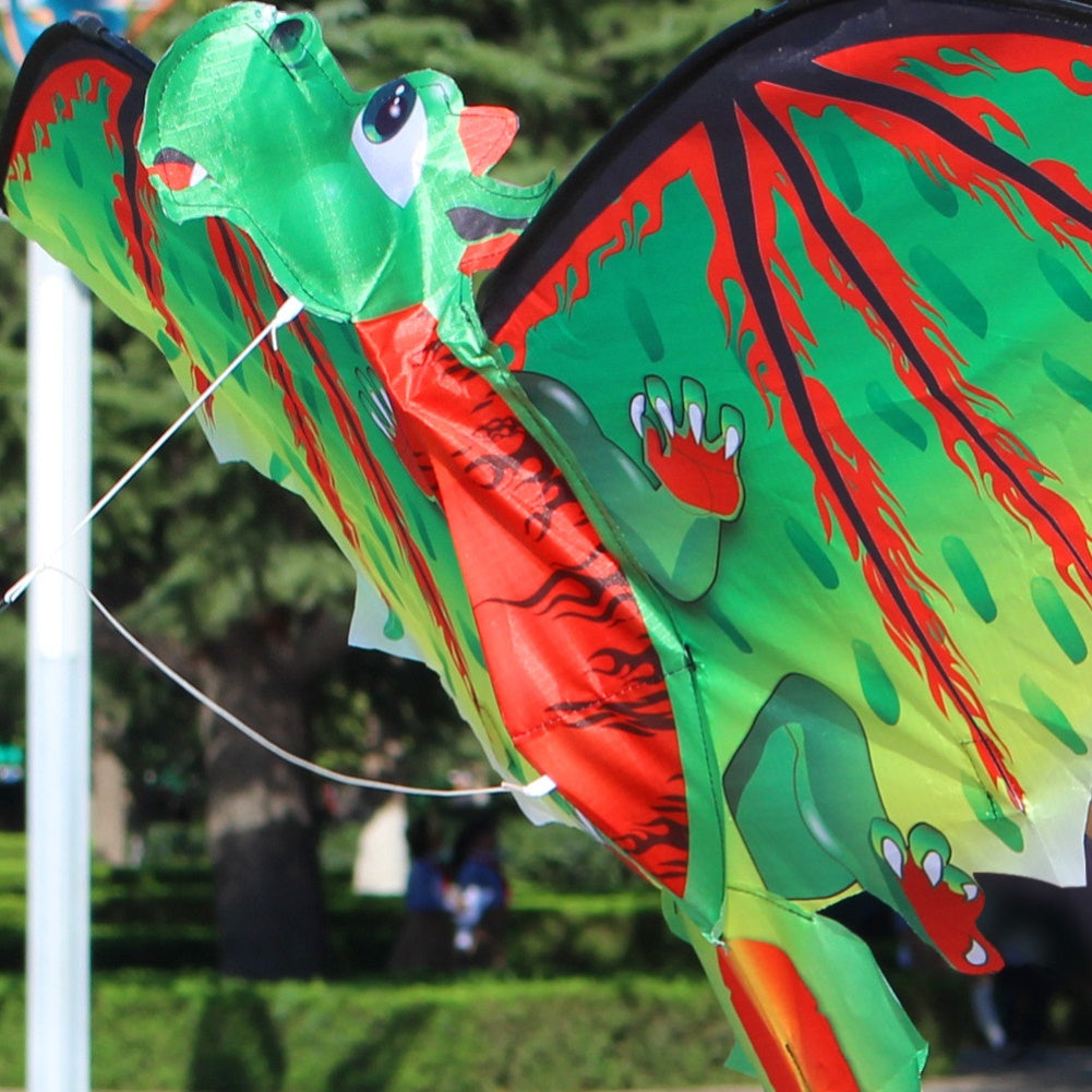Long Tailed 3D Flying Dragon Kite with 100m Line by HitMyNeed