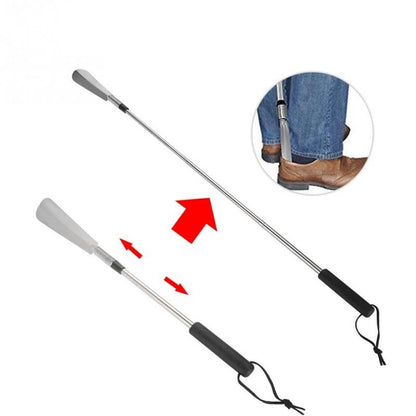Long Telescopic Shoehorn with Retractable Handle by HitMyNeed