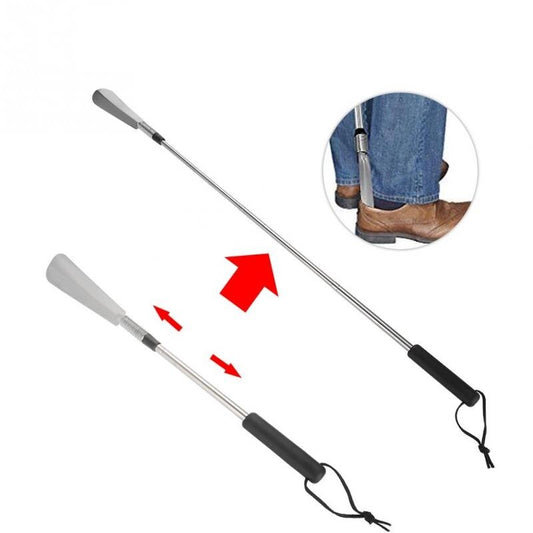 Long Telescopic Shoehorn with Retractable Handle by HitMyNeed