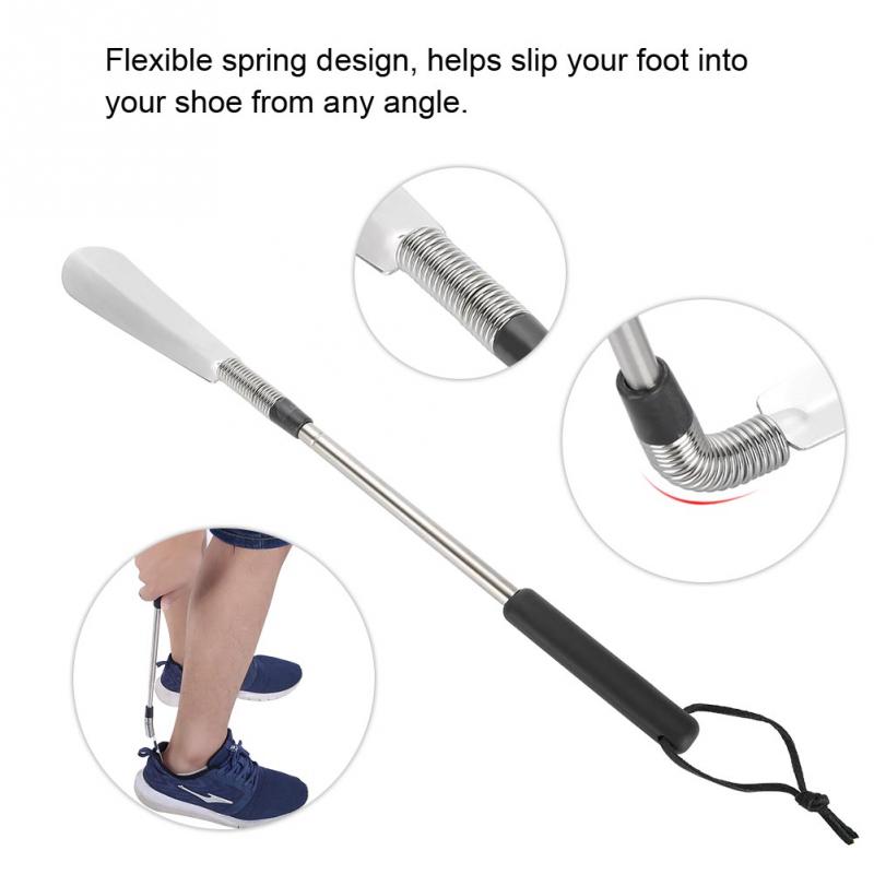 Long Telescopic Shoehorn with Retractable Handle by HitMyNeed