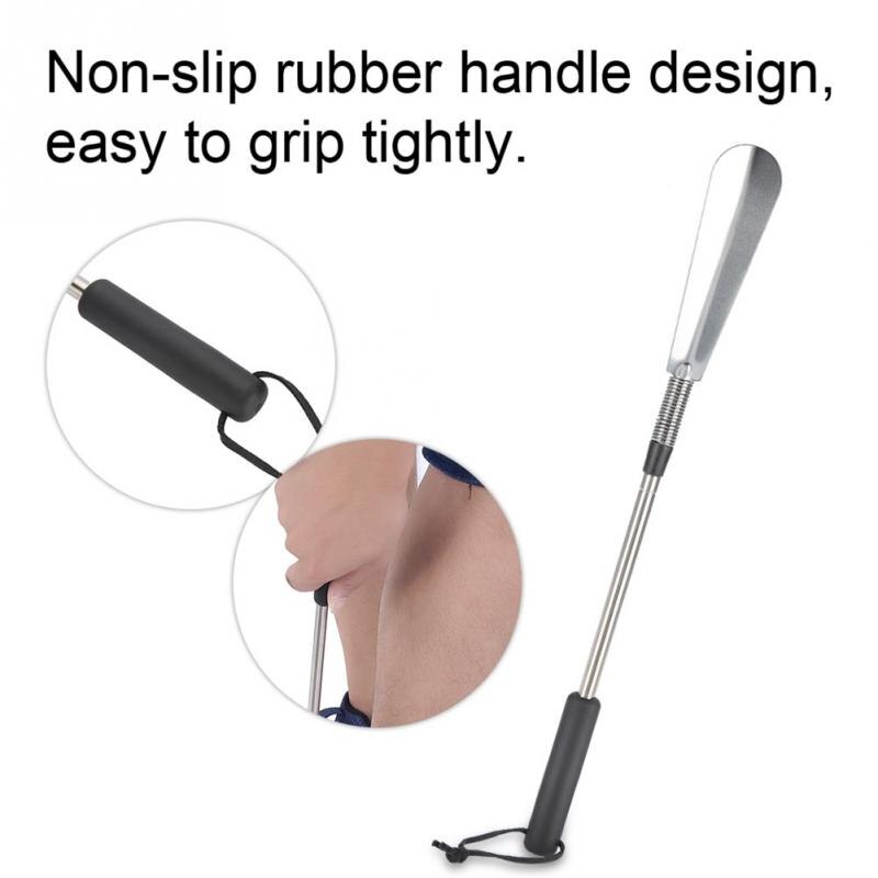 Long Telescopic Shoehorn with Retractable Handle by HitMyNeed