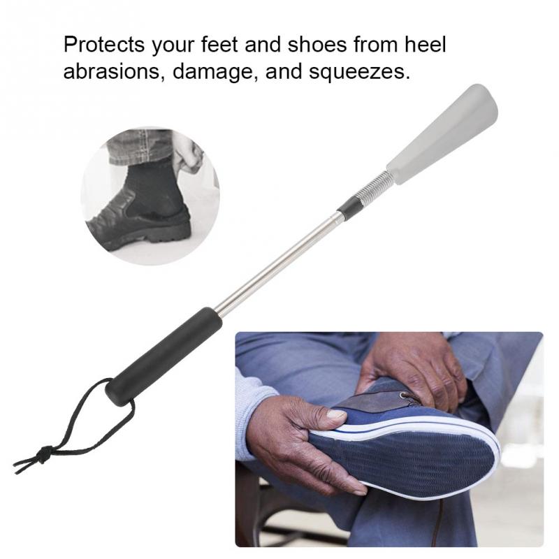 Long Telescopic Shoehorn with Retractable Handle by HitMyNeed