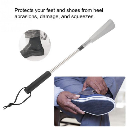 Long Telescopic Shoehorn with Retractable Handle by HitMyNeed
