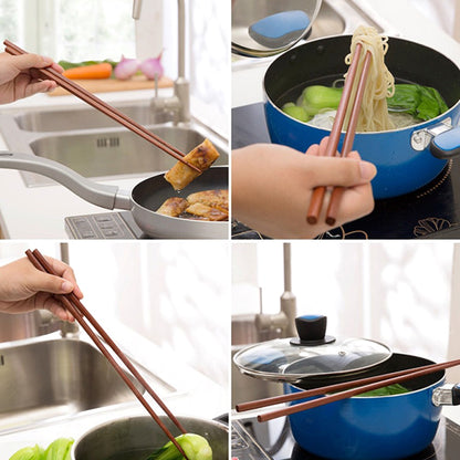 Long Wooden Cooking Chopsticks for Frying 42cm by HitMyNeed