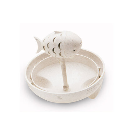 Loose Tea Infuser Cat Glass Mug with Lid by HitMyNeed