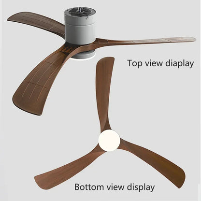 Low Ceiling DC Ceiling Fan Light with Remote 38-56" by HitMyNeed
