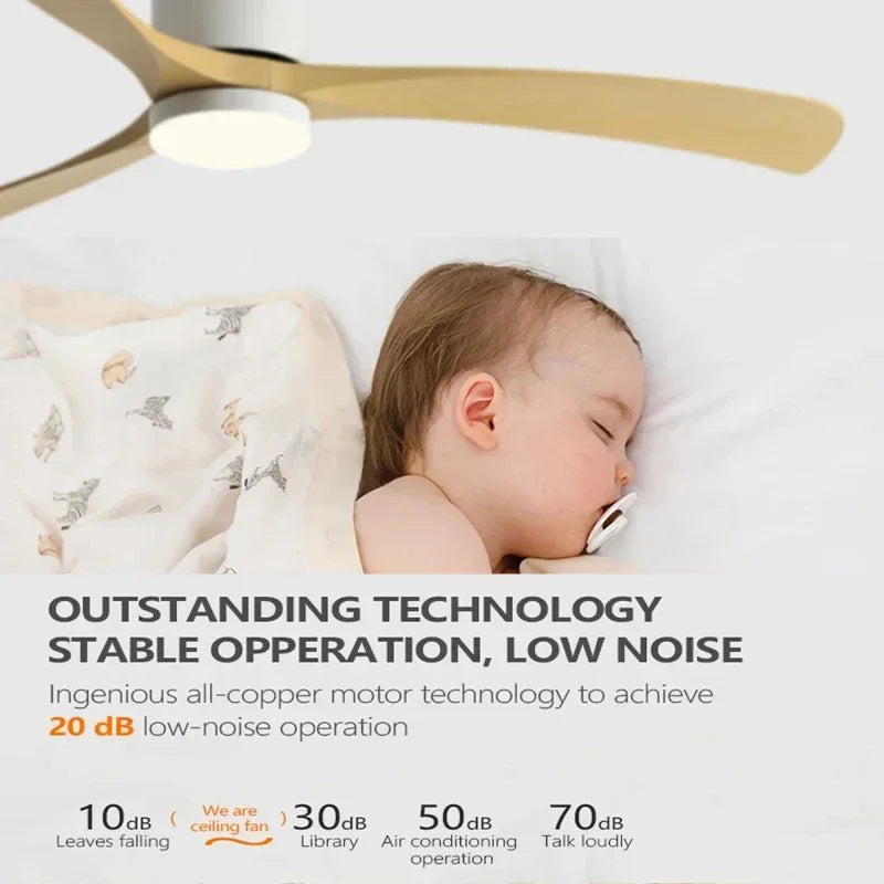 Low Ceiling DC Ceiling Fan Light with Remote 38-56" by HitMyNeed