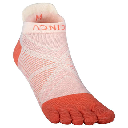Low Cut Breathable Five Toe Athletic Socks rice-orange m by HitMyNeed