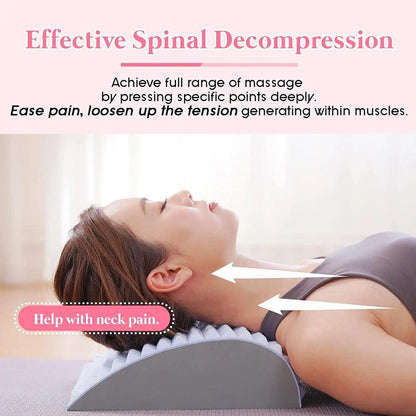 Lower Back Stretcher Pillow for Lumbar Pain Relief by HitMyNeed
