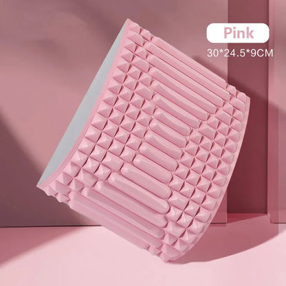Lower Back Stretcher Pillow for Lumbar Pain Relief pink by HitMyNeed