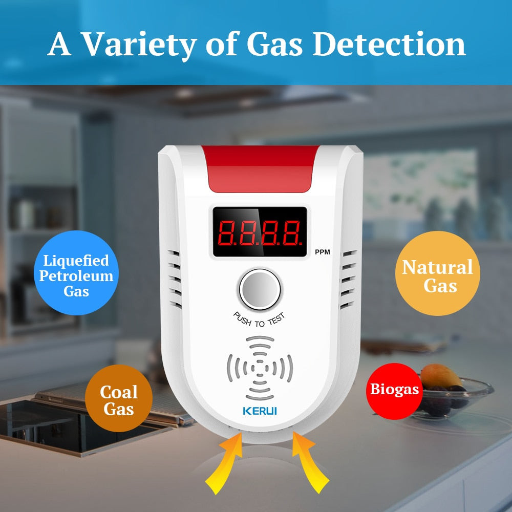 LPG Gas Leak Detector with Voice Alarm and Display by HitMyNeed