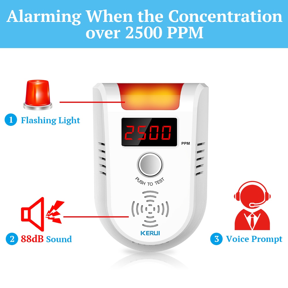 LPG Gas Leak Detector with Voice Alarm and Display by HitMyNeed