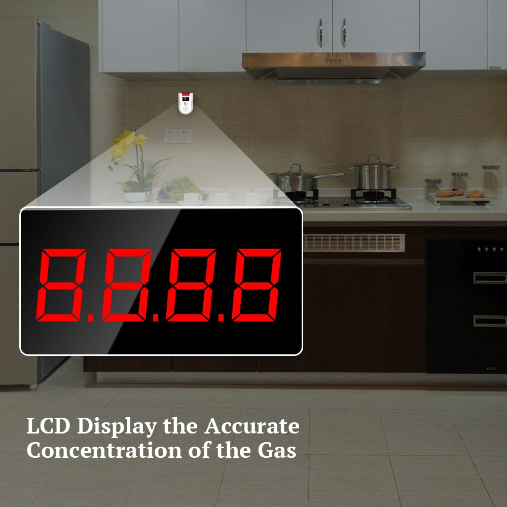 LPG Gas Leak Detector with Voice Alarm and Display by HitMyNeed