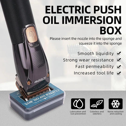 Lubricating Clipper Oil Storage Box for Hair Blades by HitMyNeed