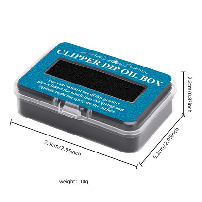 Lubricating Clipper Oil Storage Box for Hair Blades by HitMyNeed
