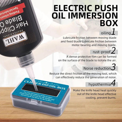 Lubricating Clipper Oil Storage Box for Hair Blades by HitMyNeed