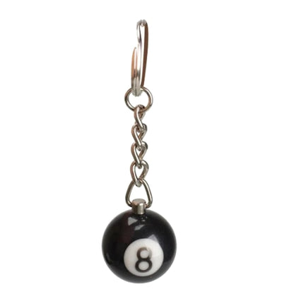 Lucky 8 Pool Ball Keychain by HitMyNeed