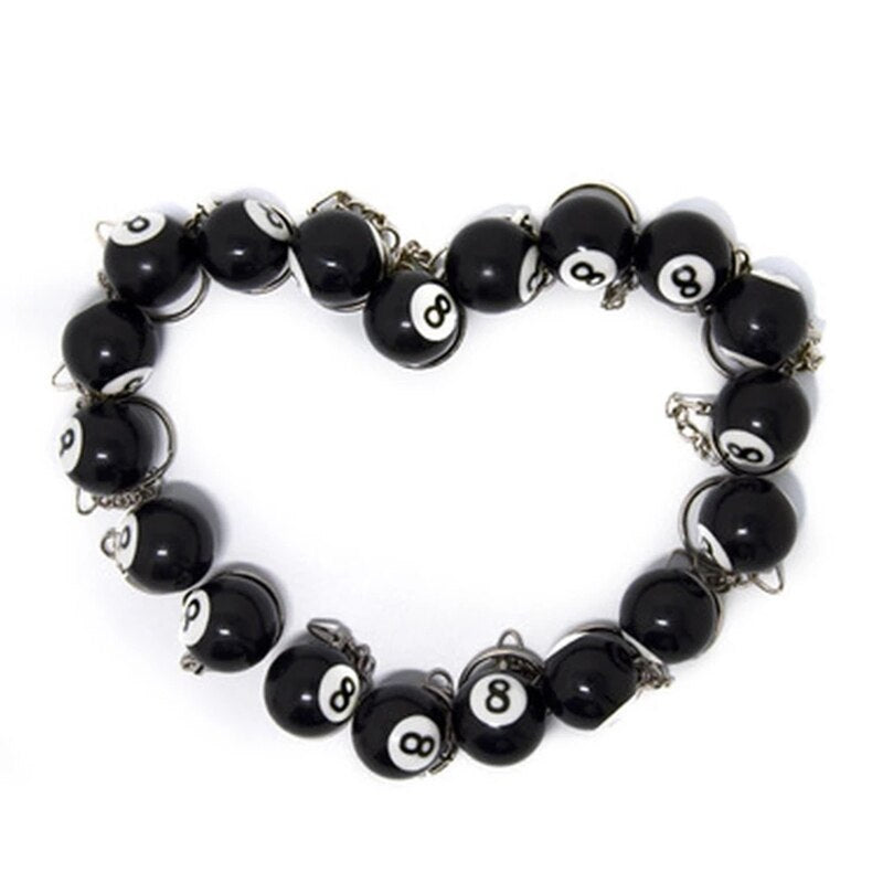 Lucky 8 Pool Ball Keychain by HitMyNeed