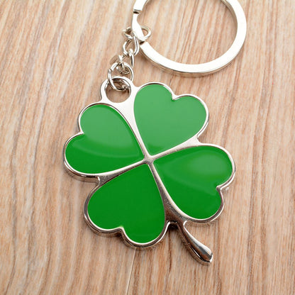 Lucky Four Leaf Clover Keychain Charm by HitMyNeed