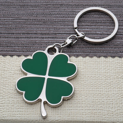 Lucky Four Leaf Clover Keychain Charm by HitMyNeed