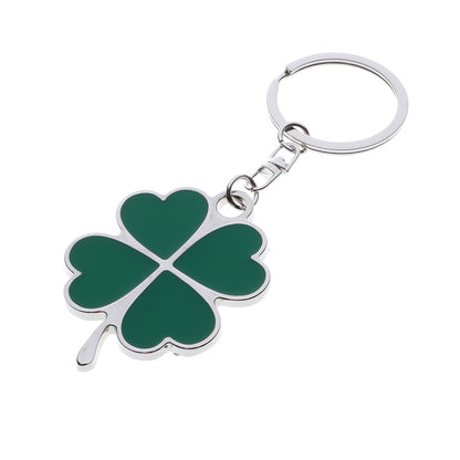 Lucky Four Leaf Clover Keychain Charm by HitMyNeed