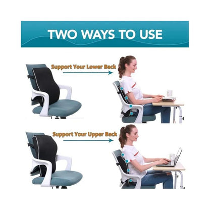Lumbar Support Pillow for Office, Car & Gaming Chairs by HitMyNeed