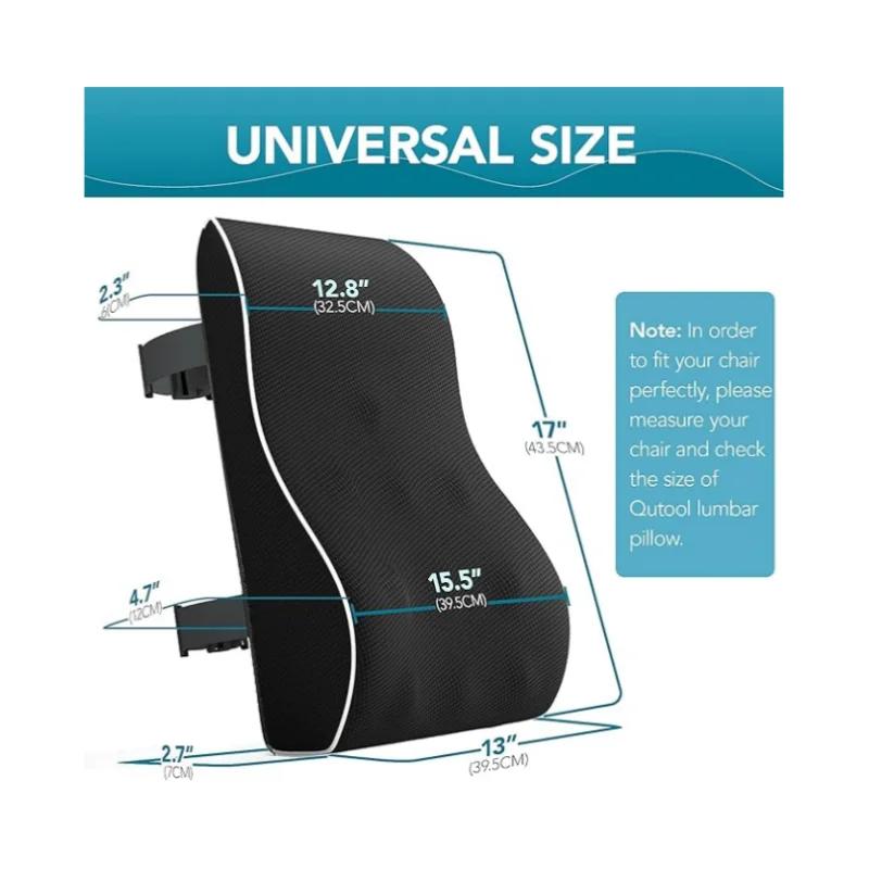 Lumbar Support Pillow for Office, Car & Gaming Chairs by HitMyNeed