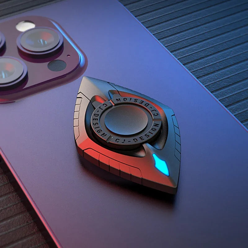 Luminous Fidget Spinner & Mobile Phone Holder by HitMyNeed