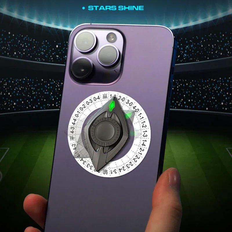 Luminous Fidget Spinner & Mobile Phone Holder by HitMyNeed