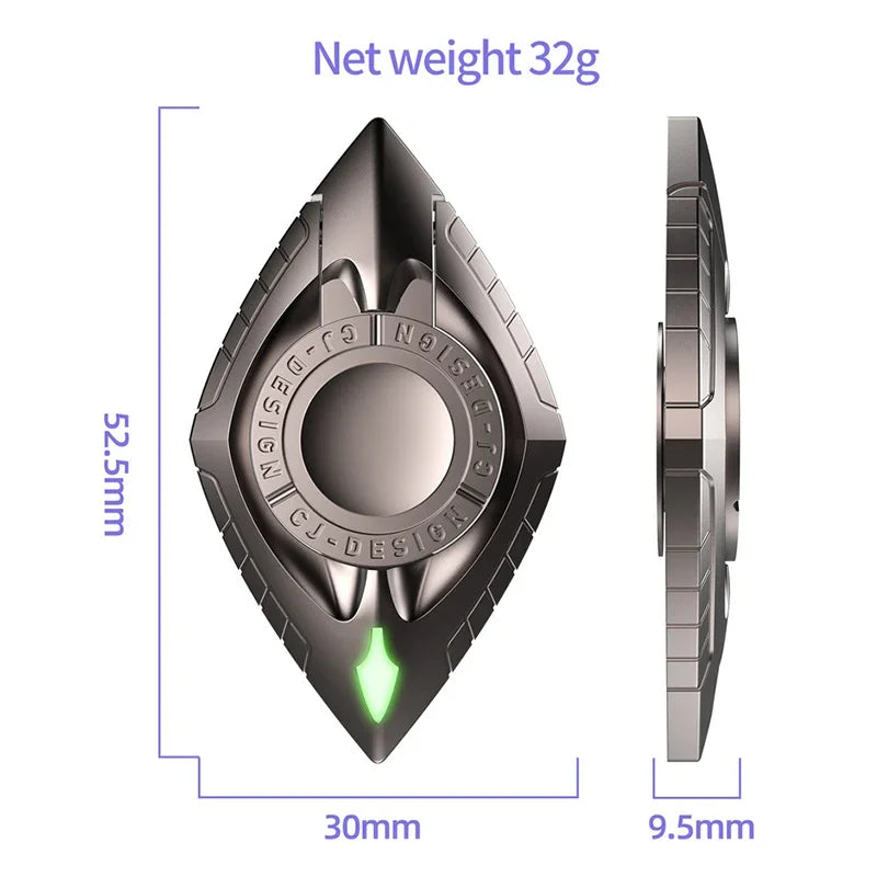 Luminous Fidget Spinner & Mobile Phone Holder by HitMyNeed