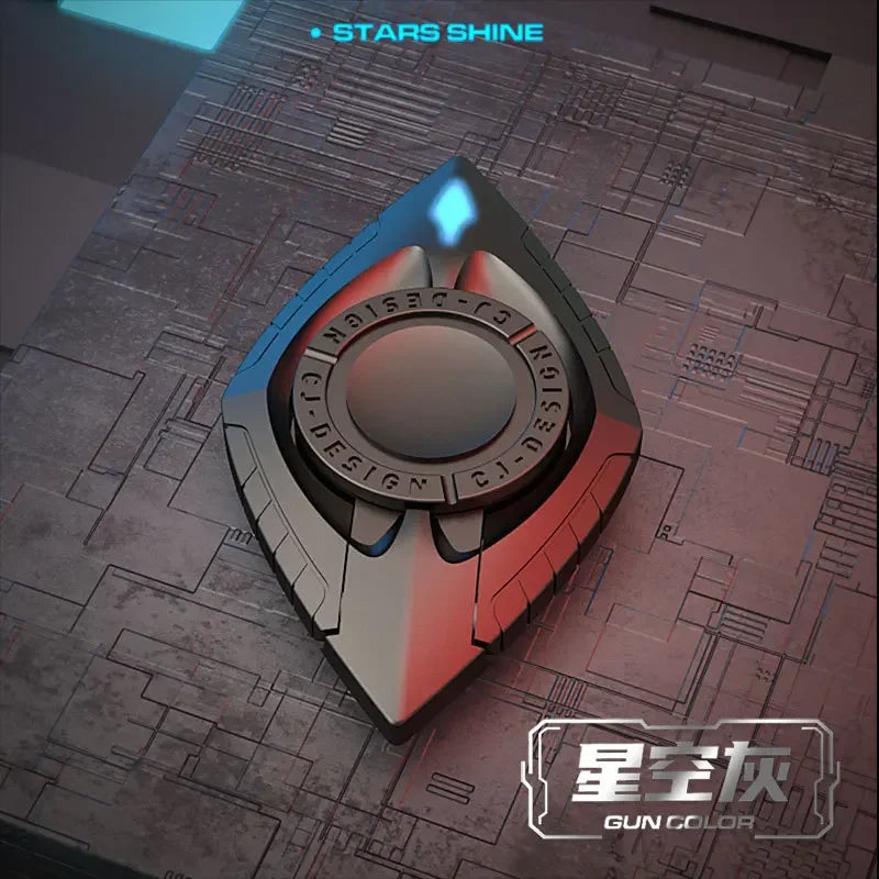 Luminous Fidget Spinner & Mobile Phone Holder grey by HitMyNeed