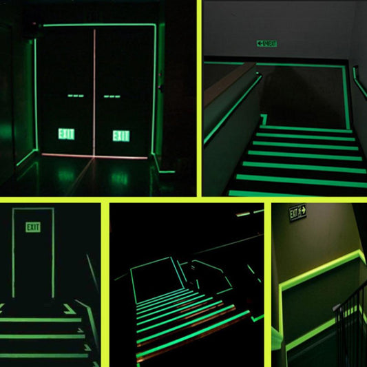 Luminous Glow in the Dark Safety Tape 2cm x 1m by HitMyNeed