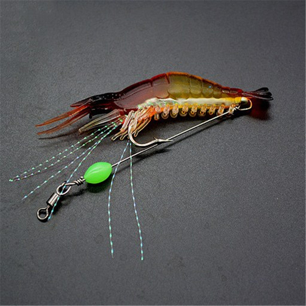 Luminous Shrimp Fishing Lure Set (7 Pieces) by HitMyNeed