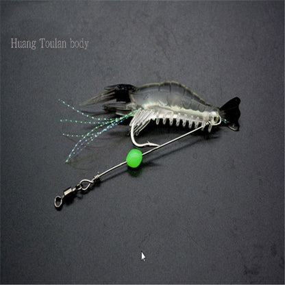 Luminous Shrimp Fishing Lure Set (7 Pieces) by HitMyNeed