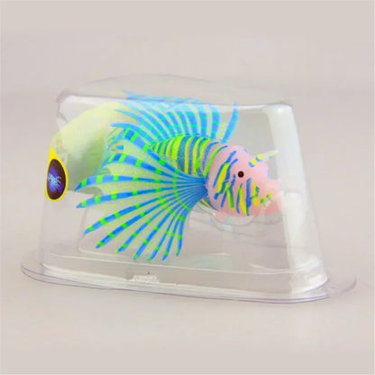 Luminous Silicone Lionfish Aquarium Ornament fish-blue by HitMyNeed