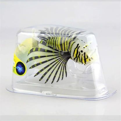 Luminous Silicone Lionfish Aquarium Ornament fish-yellow by HitMyNeed
