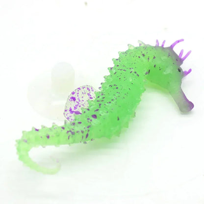 Luminous Silicone Lionfish Aquarium Ornament hippocampus-green by HitMyNeed