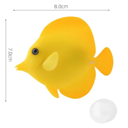 Luminous Silicone Lionfish Aquarium Ornament tropical-fish3 by HitMyNeed