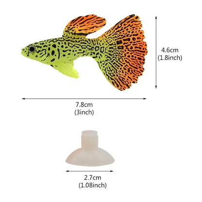 Luminous Silicone Lionfish Aquarium Ornament tropical-fish5 by HitMyNeed