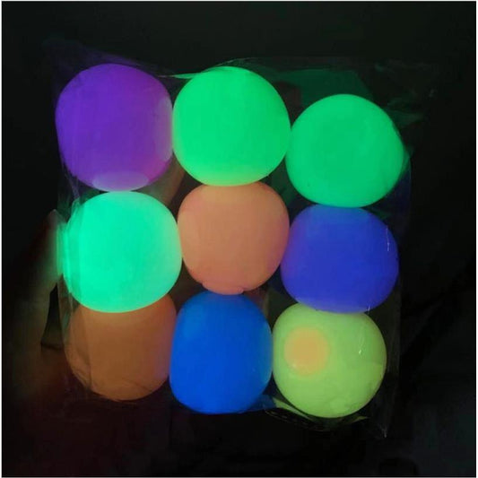 Luminous Sticky Ceiling Balls Set of 6 by HitMyNeed