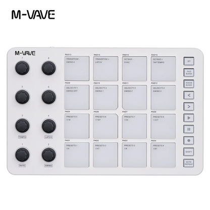 M-VAVE SMC-PAD Wireless USB-C MIDI Launch Pad by HitMyNeed