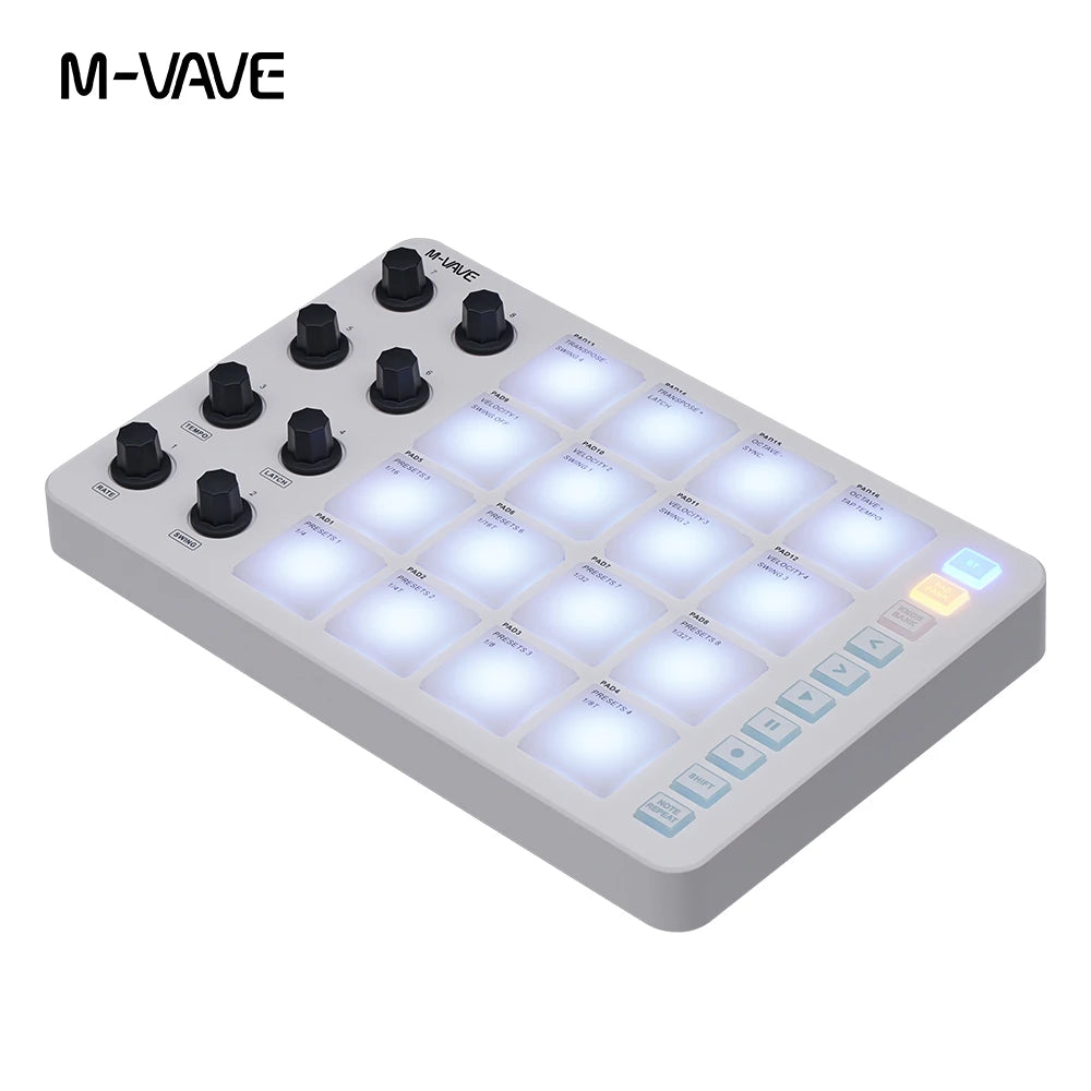 M-VAVE SMC-PAD Wireless USB-C MIDI Launch Pad by HitMyNeed