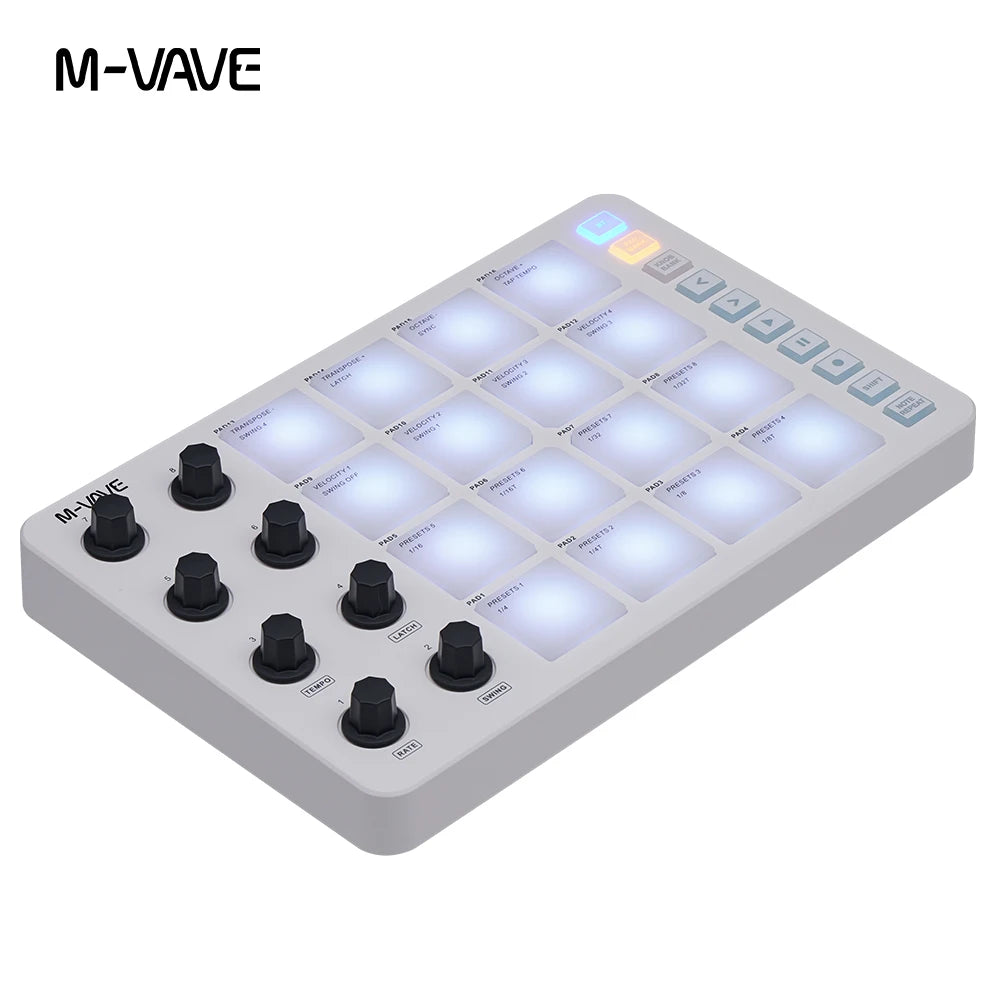 M-VAVE SMC-PAD Wireless USB-C MIDI Launch Pad by HitMyNeed