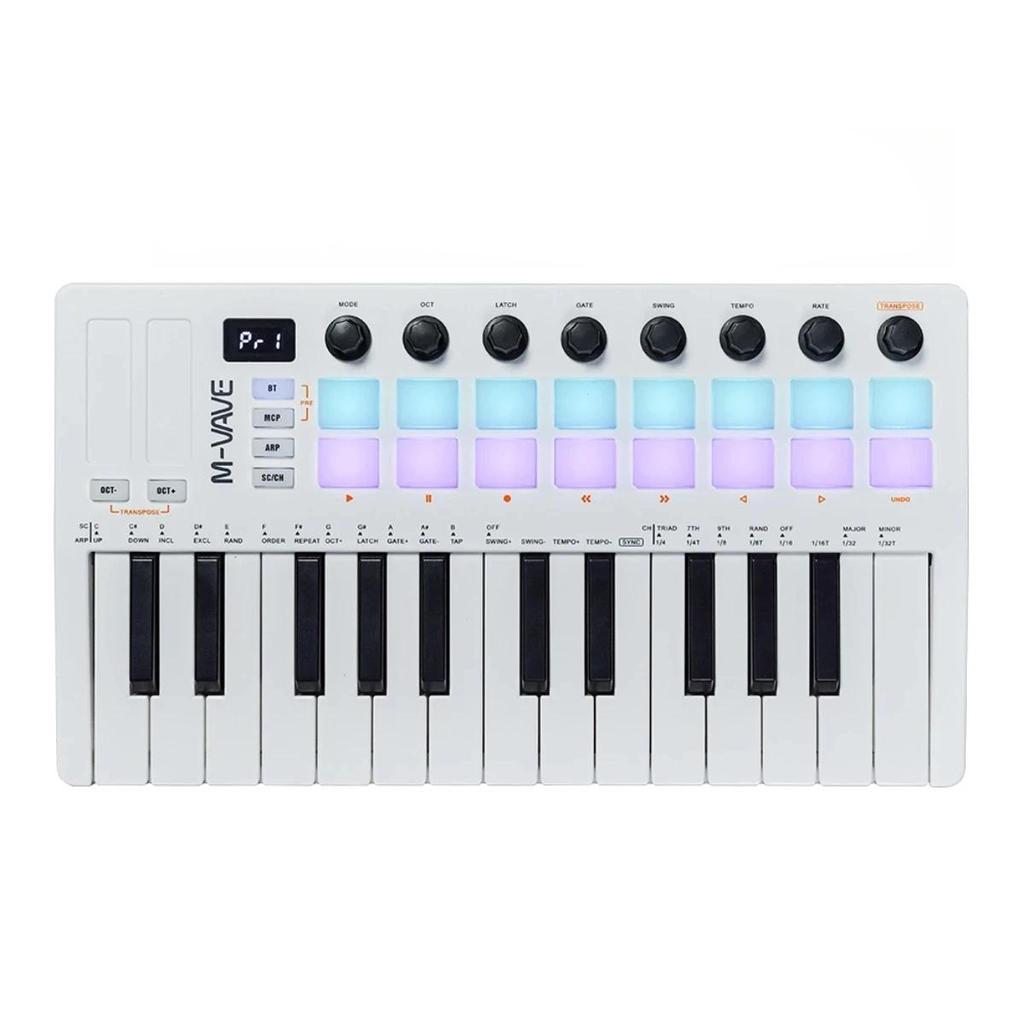 M-VAVE SMK-25 II 25-Key Wireless MIDI Pad Controller by HitMyNeed