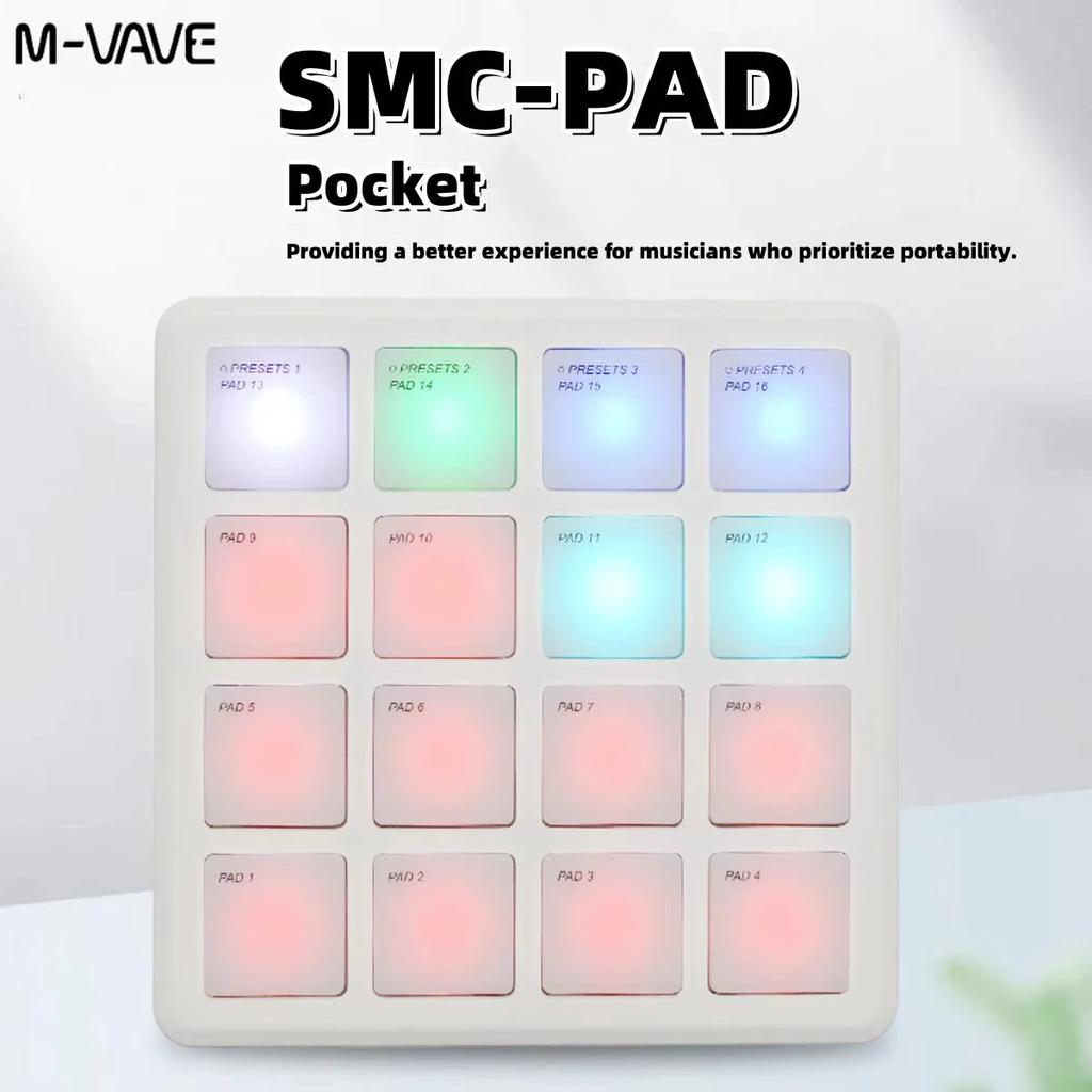 M-VAVE SMK-25 II 25-Key Wireless MIDI Pad Controller smc-pad-pocket by HitMyNeed