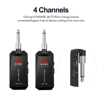 M-VAVE WP-5G 5.8G Wireless Guitar System by HitMyNeed